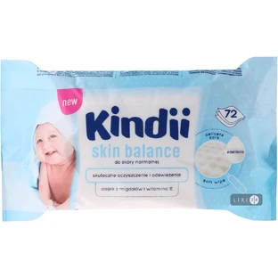 Серветки вологі Cleanic Kindii New Baby Care 72 шт