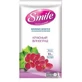 Салфетки влажные "smile" красный виноград №15