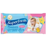 Вологі серветки Super Fresh Ромашка 15 шт