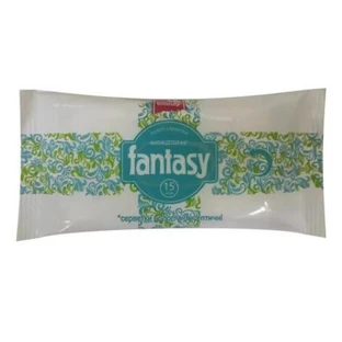 Серветки вологі Fantasy Beauty антисептичні, 15 штук