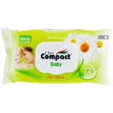 Серветки вологі дитячі Ultra Compact з клапаном, Chamomile №72