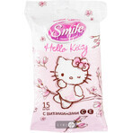 Вологі серветки Smile Hello Kitty Універсальні 15 шт: ціни та характеристики