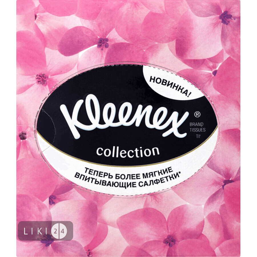 Салфетки Kleenex Collection двухслойные 100 шт: цены и характеристики