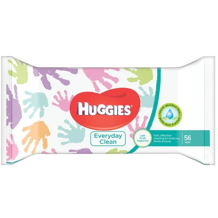 Вологі серветки Huggies Everyday 56 шт: ціни та характеристики