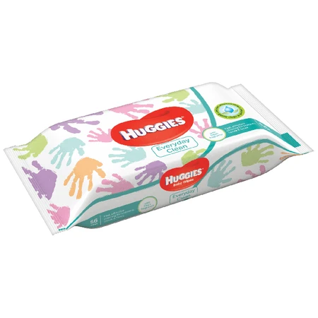 Вологі серветки Huggies Everyday 56 шт: ціни та характеристики