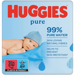 Вологі серветки Huggies Ultra Comfort Pure 168 шт