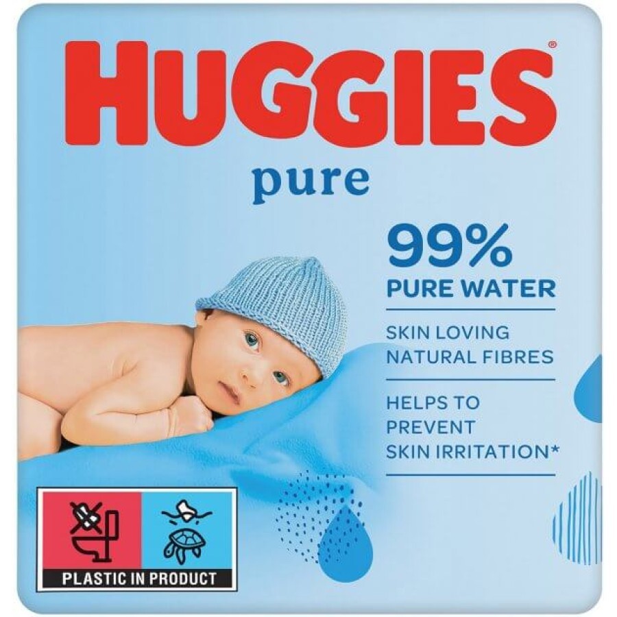 Влажные салфетки Huggies Ultra Comfort Pure 168 шт отзывы