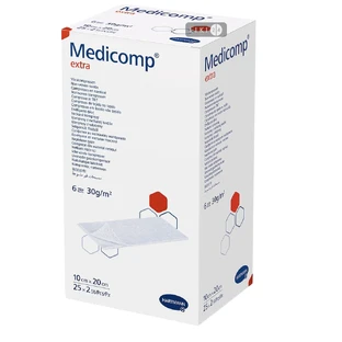 Серветки з нетканого матеріалу medicomp стерильні 10 см х 20 см, eкстра