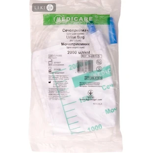 Мочеприемник "medicare" 2 л, со сливом, ст.