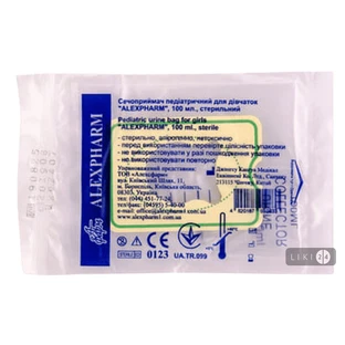 Мочеприемник педиатрический "alexpharm" д/девочек 100 мл, стерил.