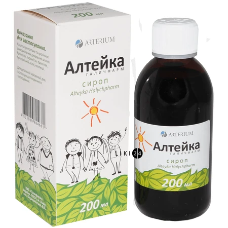 Сироп з кореня алтею 200 мл: ціни та характеристики