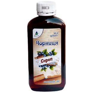 Сироп Чорниця, 200 мл