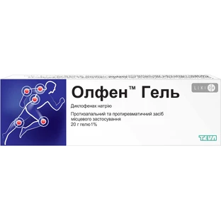 Олфен гель 1 % туба 20 г