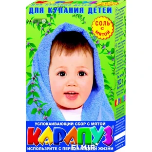 Сіль для ванн Карапуз М'ята 500 г