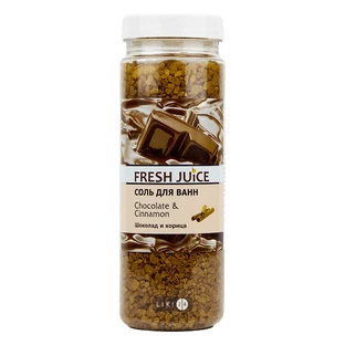 Соль для ванн Fresh Juice Chocolate&Cinnamon 700 г