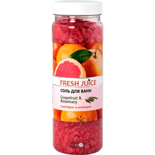 Соль для ванн Fresh Juice Grapefruit&Rosemary 700 г