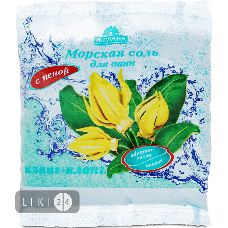 Сіль морська для ванн Желана Іланг-іланг ароматизована 500 г: ціни та характеристики