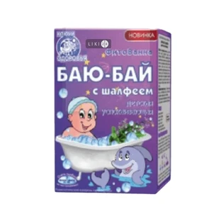 Сіль морська для ванн Ключі Здоров'я Баю-Бай з шавлією