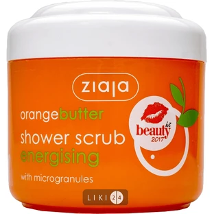 Скраб для душа з мікрогранулами Ziaja Orange Butter 200 мл