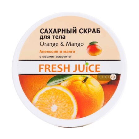 Сахарный скраб для тела Fresh Juice Orange & Mango 225 мл