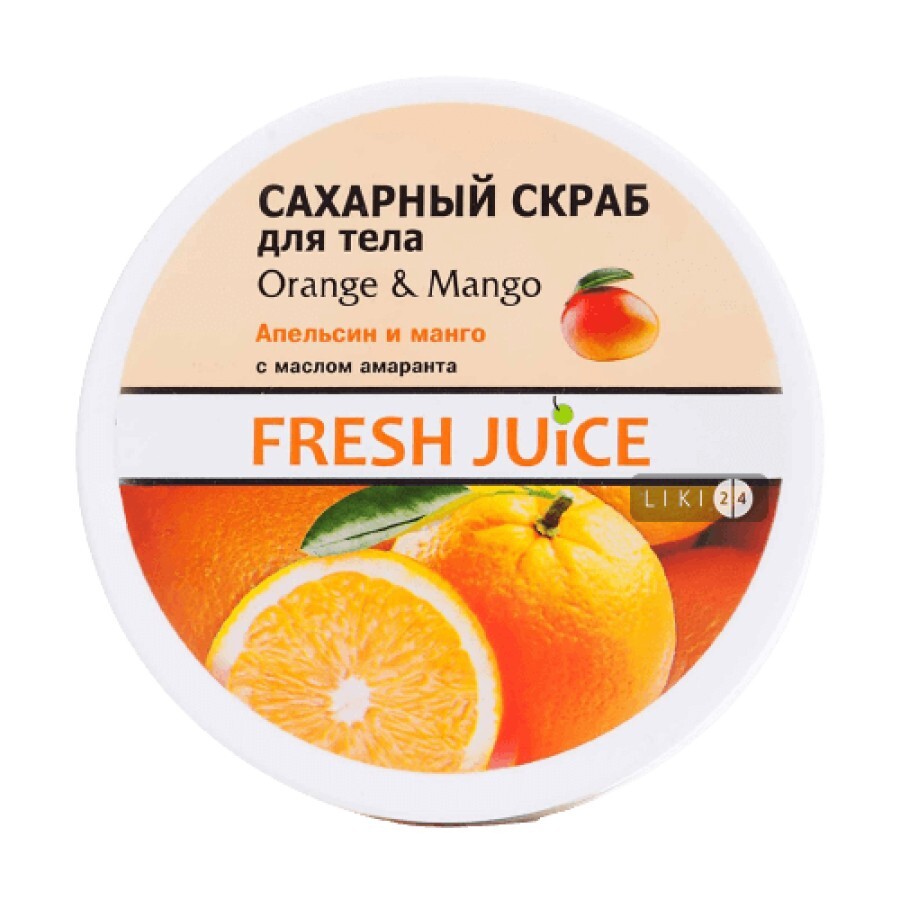 Сахарный скраб для тела Fresh Juice Orange & Mango 225 мл: цены и характеристики