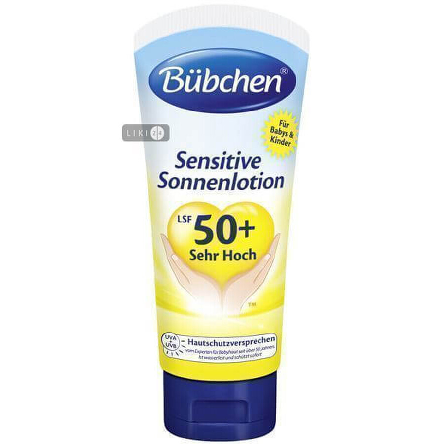 Сонцезахисне молочко Bubchen SPF 50 100 мл: ціни та характеристики