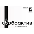 Сорбоактив капс. 0,4 г №20