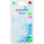 Соска Baby-Nova для молока, розмір 2, силіконова, ортодонтична, №2: ціни та характеристики