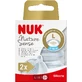 Соска nuk ортодонтальна classic силіконова з повітряним клапаном з антиколіковою системою розмір 2, для каші