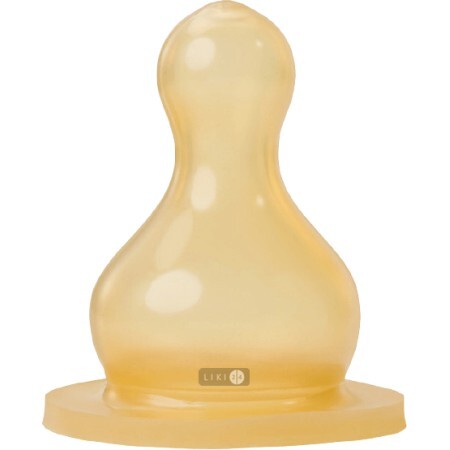 Соска латексная ортодонтальная к бутылке торговой марки "baby-nova" с вентиляц, д/молока, размер 1, арт. 16572