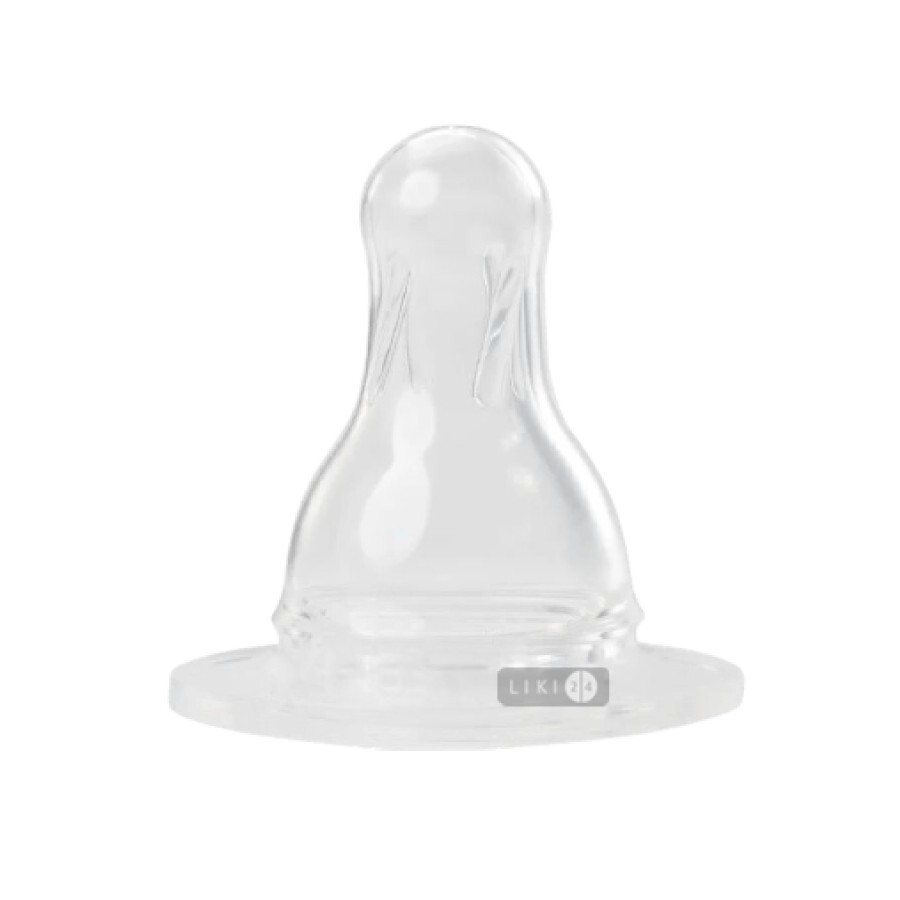 Соска силіконова кругла до пляшки торгової марки "baby-nova" з вентиляц, д/каші, арт. 17303 №2: ціни та характеристики