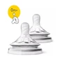 Силіконова соска Philips Avent Natural 0+ міс 2 шт (SCF041/27) 