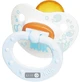 Пустышка латексная NUK Baby Blue ортодонтальная с кольцом 0-6 мес 1 шт