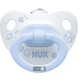 Пустушка силиконова NUK Baby Blue ортодонтальна з кільцем 0-6 міс 1 шт