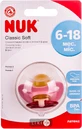 Соска-пустышка латексная Nuk Classic Soft ортодонтальная размер 2 1 шт