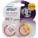 Соска-пустышка силиконовая Philips Avent Fashion 0-6 мес SCF172/50