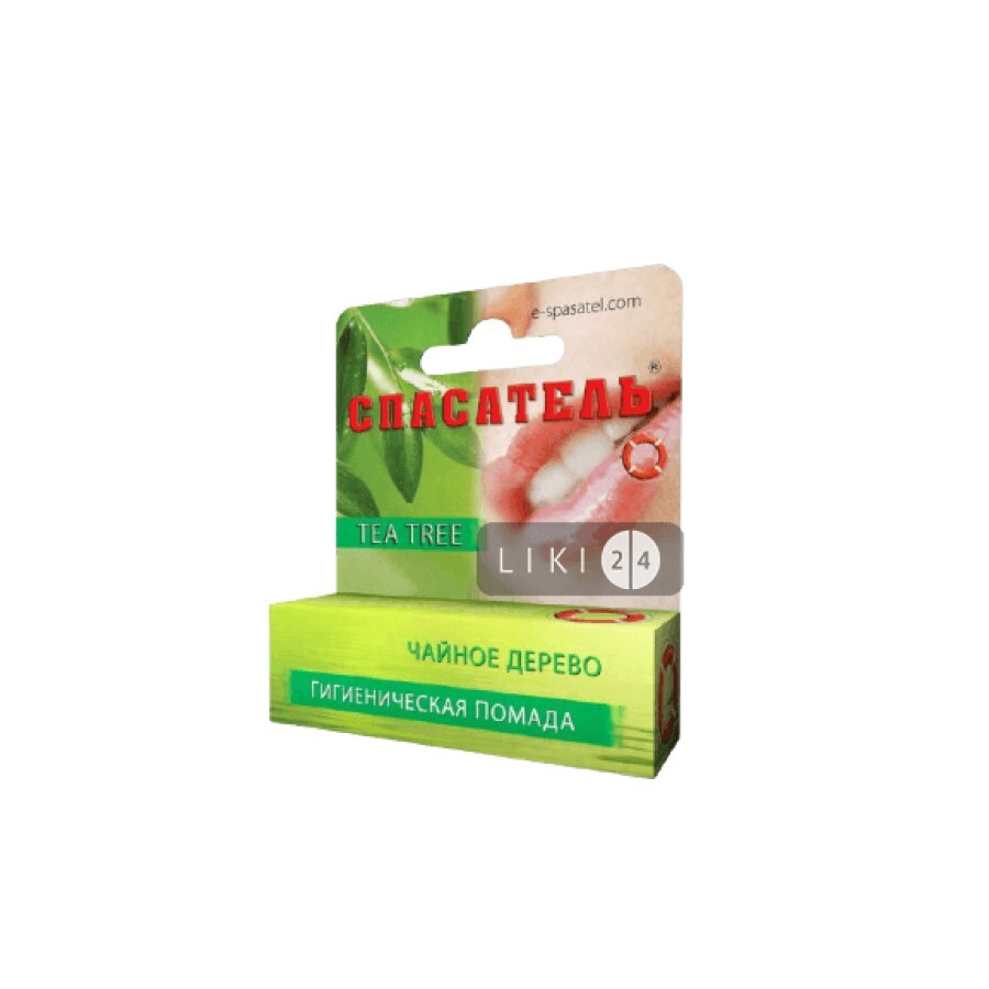 Гигиеническая губная помада Спасатель Чайное Дерево 4.6 мл: цены и характеристики
