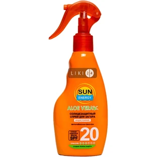 Спрей для засмаги Sun Energy SPF 20 200 мл