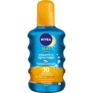 Солнцезащитный спрей Nivea Невидимая защита SPF-30 200 мл