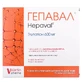 Гепавал пор. д/р-ну д/ін. 600 мг фл., з розч. (вода д/ін.)амп. 4 мл №10
