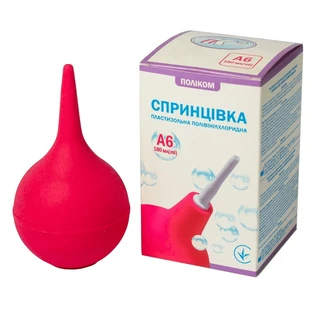 Спринцовка Поликом поливинилхлоридная пластизольная №6, тип-А, 180 мл