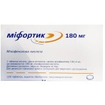 Міфортик табл. в/о кишково-розч. 180 мг блістер №120: ціни та характеристики