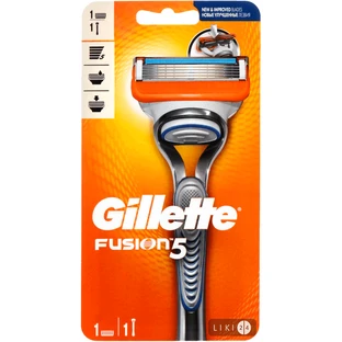 Станок для гоління Gillette Fusion5 чоловічий з 1 змінним картриджем