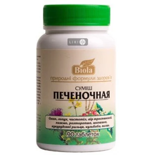 Смесь печеночная табл. 0,4 г №90