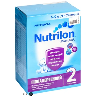 Сухая смесь Nutrilon Гипоаллергенный 2 600 г 