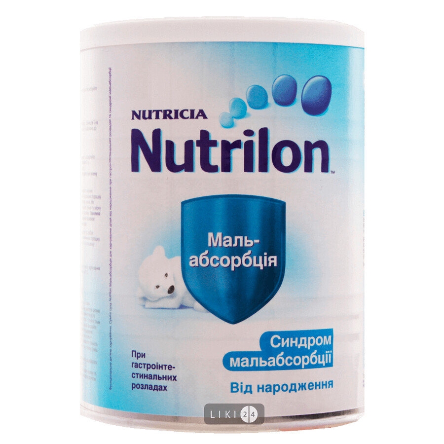 Молочна суміш Nutrilon Мальабсорбція 400 г: ціни та характеристики