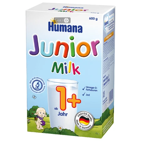 Молочна суха суміш Humana Junior 600 г: ціни та характеристики