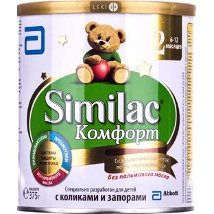 Суха молочна суміш Similac Комфорт 2 375 г
