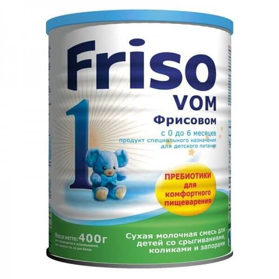 Смесь Friso Фрисовом 1 с пребиотиками 400 г: цены и характеристики