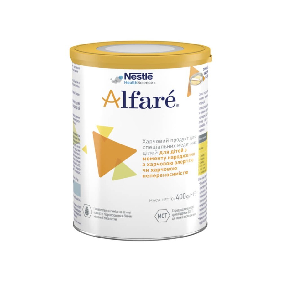 Суха молочна суміш Nestle Alfare, 400 г: ціни та характеристики